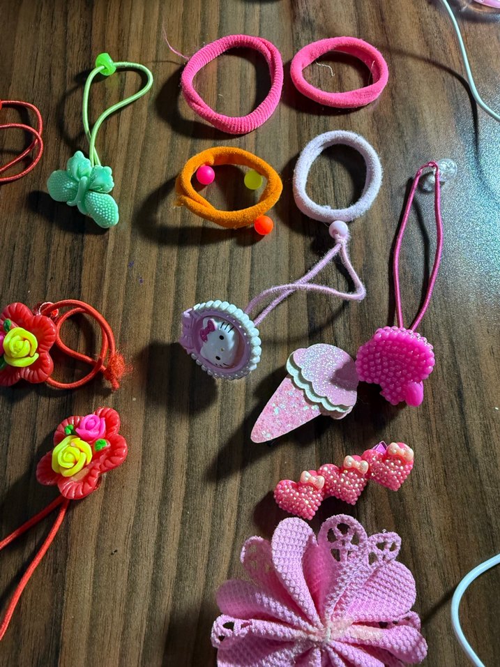 Anahtarlik hediyeli Çocuk Saç Aksesuarları - Görsel 3