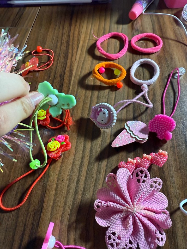 Anahtarlik hediyeli Çocuk Saç Aksesuarları - Görsel 4