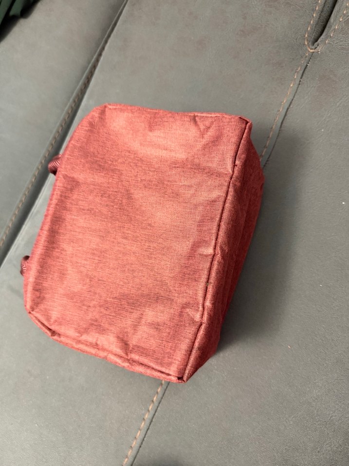 Bordo Parlak Desenli beslenme çantası - Görsel 3