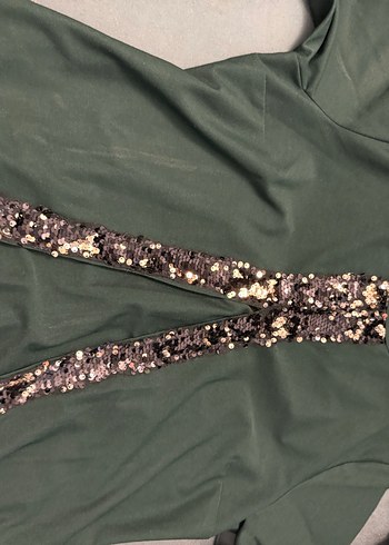 Tesettür kadın tunik seti pullu - Görsel 2