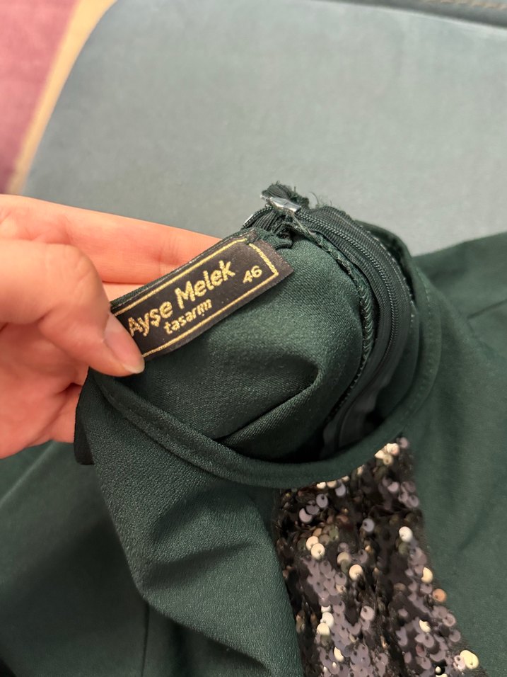 Tesettür kadın tunik seti pullu - Görsel 3