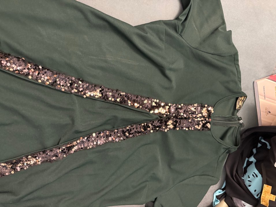 Tesettür kadın tunik seti pullu - Görsel 2