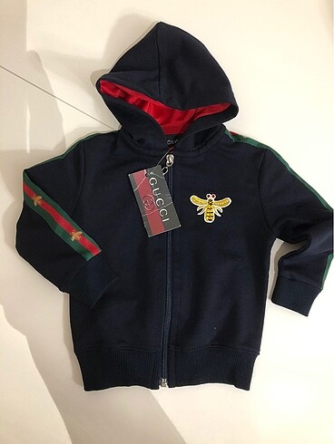 Kız bebek fermuarlı sweat