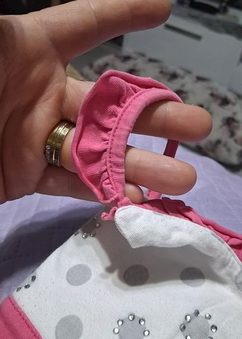 LC Waikiki Kız Çocuk Pembe Çiçekli Askılı Bluz
