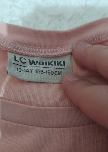 Kız Çocuk Pembe Baskılı Salaş Tişört - Görsel 2