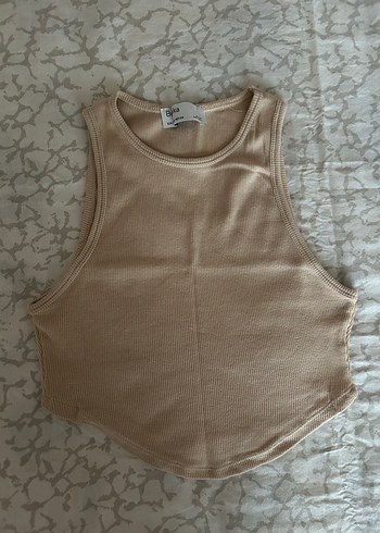 Bershka Bej Halter Yaka Mini Atlet