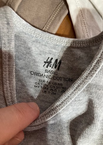 Gri Bebek Atlet Body 3'lü Set - Görsel 3