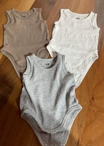 Gri Bebek Atlet Body 3'lü Set