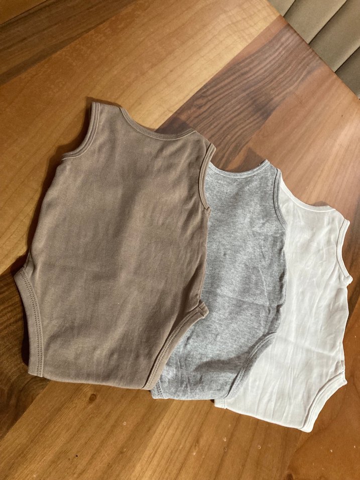 Gri Bebek Atlet Body 3'lü Set - Görsel 2