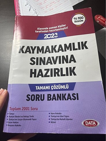 Kaymakamlık sınavına hazırlık soru bankası