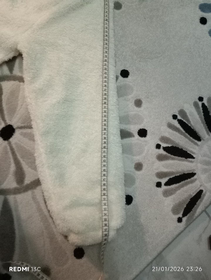 Unisex Welsoft Kuzu Kumaşı Kapüşonlu Ceket - Görsel 5