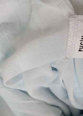 Dantel Detaylı Turkuaz Vintage Hamile Elbisesi - Görsel 8