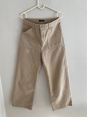 Bej culotte jean
