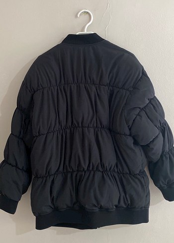 Oversize Siyah mont H&M - Görsel 2