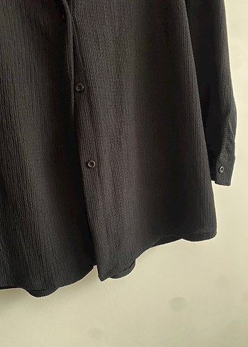 Oversize kırışmayan Gömlek - Görsel 2