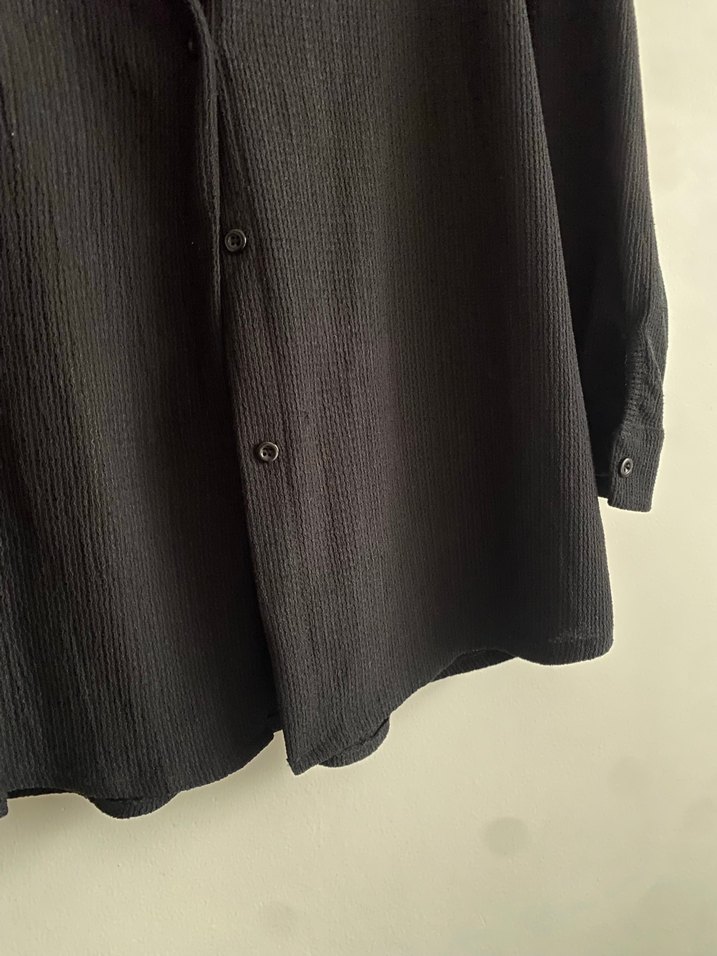 Oversize kırışmayan Gömlek - Görsel 2