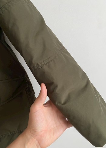 Kürk Detaylı Kadın Kışlık Mont Bershka - Görsel 2