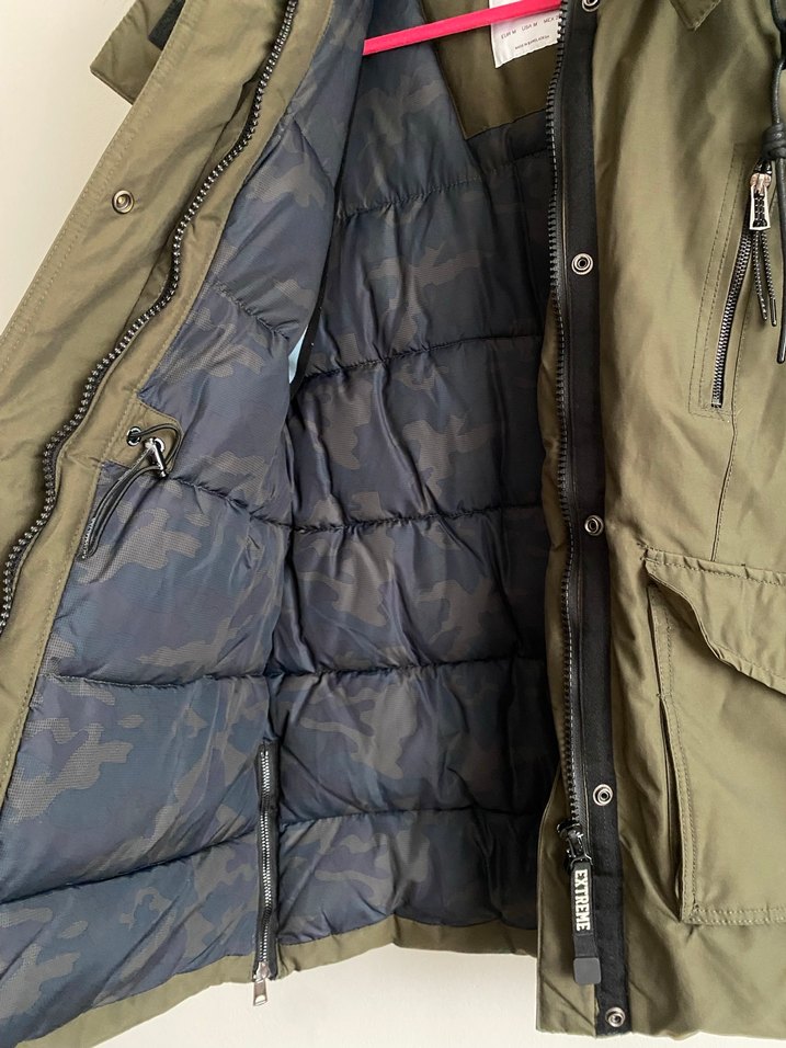 Kürk Detaylı Kadın Kışlık Mont Bershka - Görsel 4