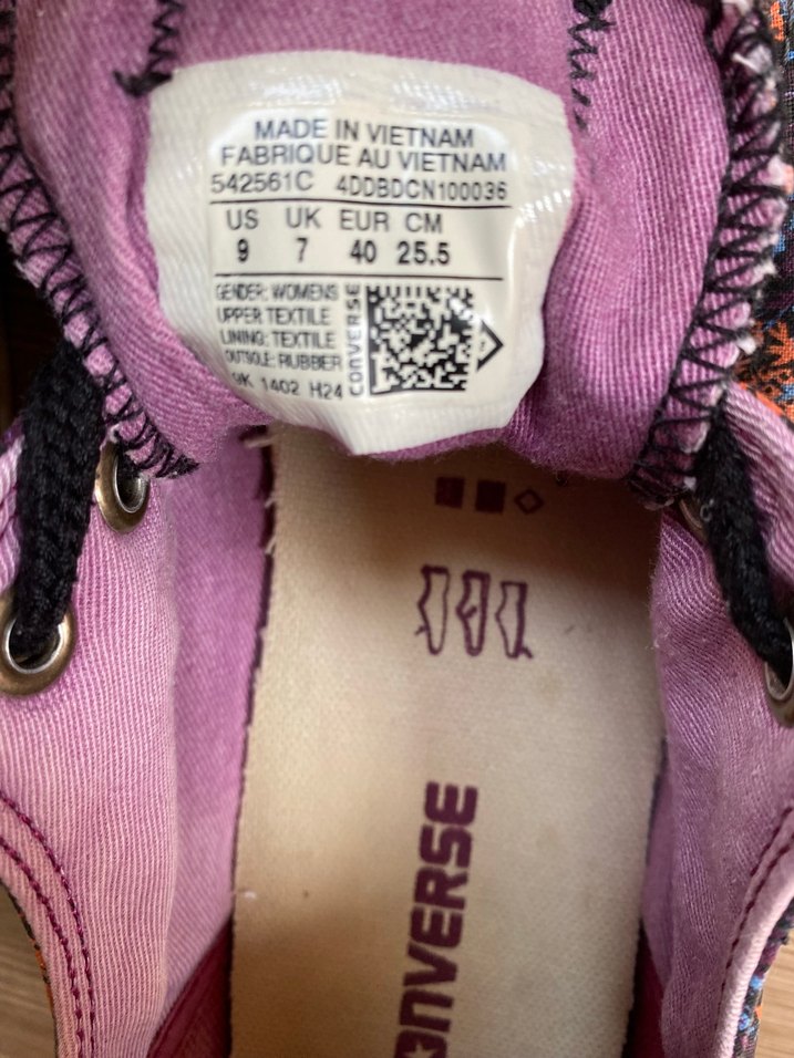 Renkli Bağcıklı converse - Görsel 4