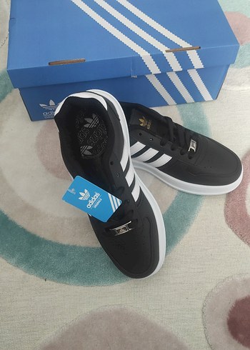 Adidas Siyah Unisex Spor Ayakkabı Velcro