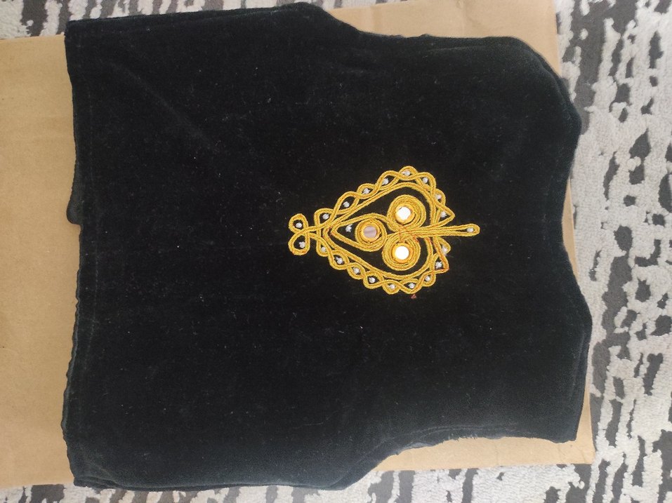 Erkek Nakışlı Boncuklu Yelek ve Şapka Takımı - Görsel 3