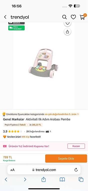 Beden pembe Renk Yürüme arkadaşı