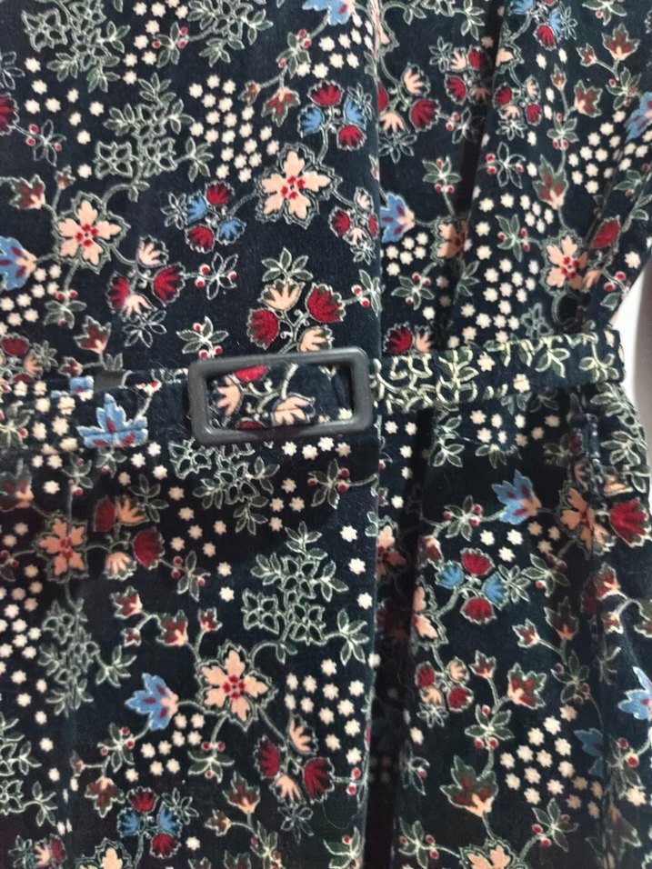 Kemerli Bohem Desenli Midi Elbise - Görsel 2