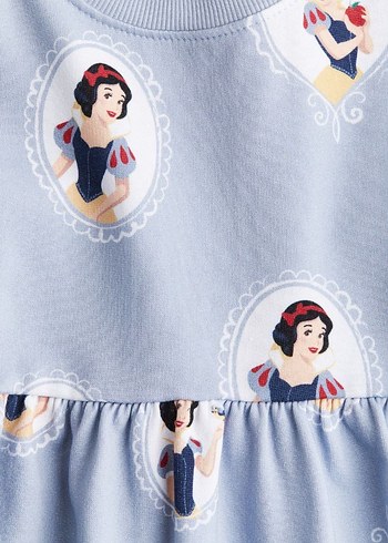 Nakışlı Gri Kız Çocuk Elbisesi - Görsel 3