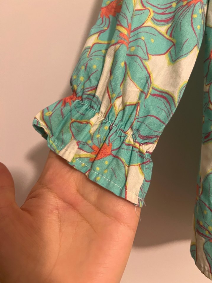 Çiçek Desenli Bohem Kız Bluzu - Görsel 3