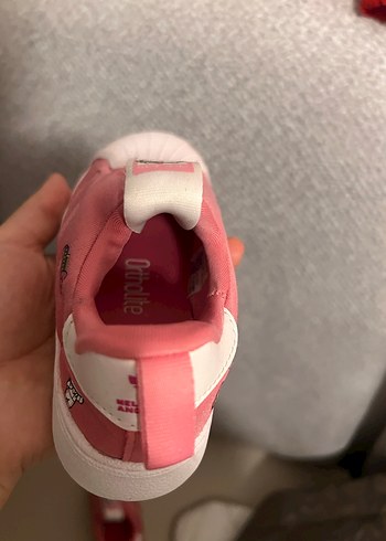 Kız Çocuk Pembe Cırtlı Spor Ayakkabı - Görsel 5