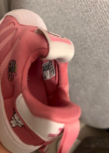 Kız Çocuk Pembe Cırtlı Spor Ayakkabı - Görsel 6