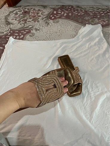 Diğer Kadın taşlı terlik