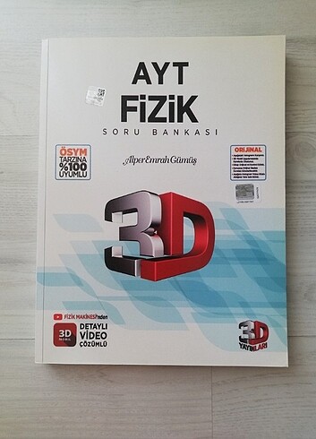 3D Yayınları Ayt Fizik Soru Bankası 
