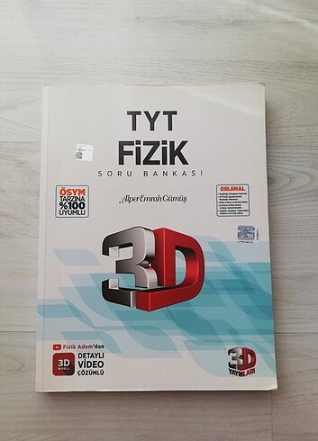 3D Yayınları Tyt Fizik Soru Bankası 