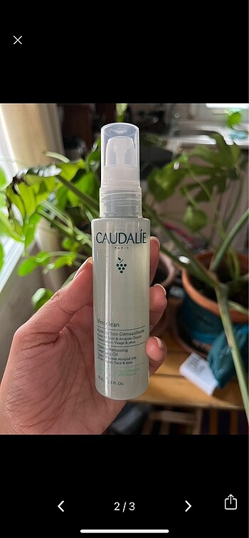 Caudalie Makyaj Temizleme Yağı