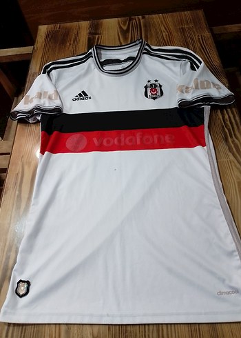 Erkek Beyaz Çizgili Kısa Kollu Forma - Görsel 2