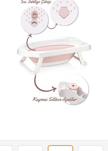 Katlanabilir Bebek Küveti - Görsel 2