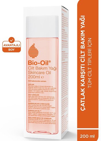 Diğer Bio-Oil Çatlak Karşıtı Cilt Bakım Yağı 200ml