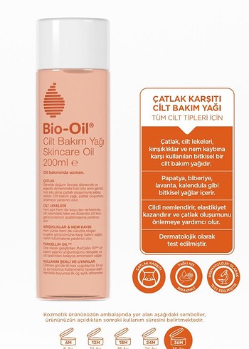 Bio-Oil Çatlak Karşıtı Cilt Bakım Yağı 200ml