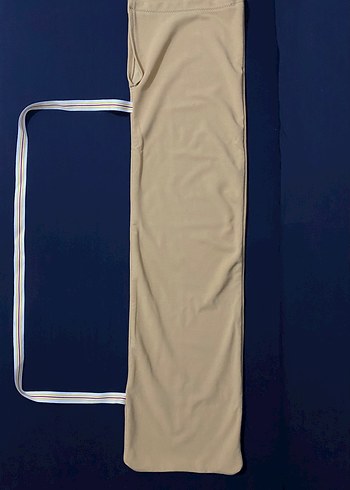 Bej Bebek Slingi Gri Askı Detaylı - Görsel 2