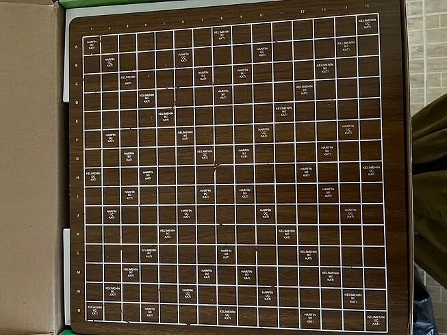  Beden Renk Kelime oyunu scrabble