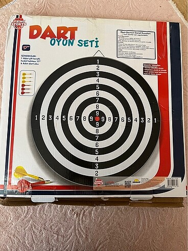  Beden Dart oyun seti