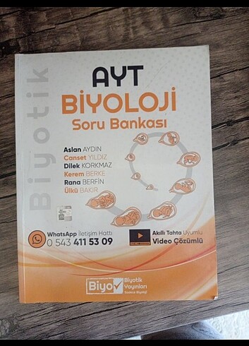 Biyotik yayınları ayt biyoloji soru Bankası 