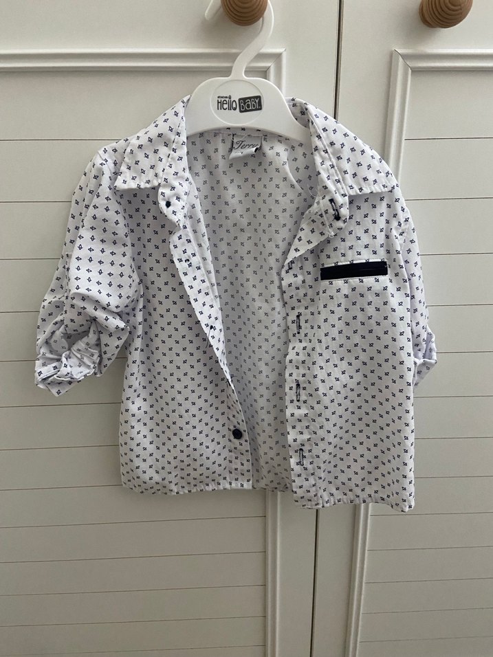 12 ay çocuk gömlekleri hepsi temiz iyi 1 kere giyilmeyen var - Görsel 4