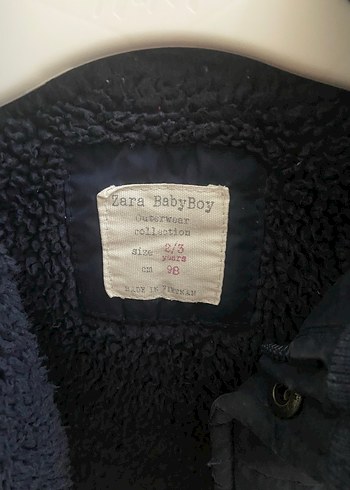 Zara erkek çocuk Lacivert Erkek Çocuk Mont - Görsel 3