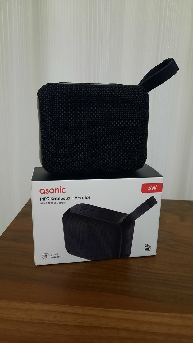Qsonic Siyah Bluetooth Hoparlör 5W - Görsel 2