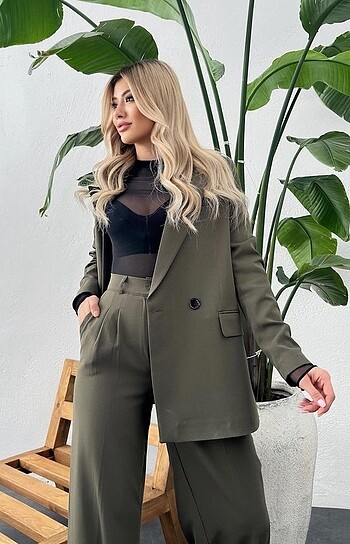 Diğer ASTARLI VATKALI BLAZER CEKET