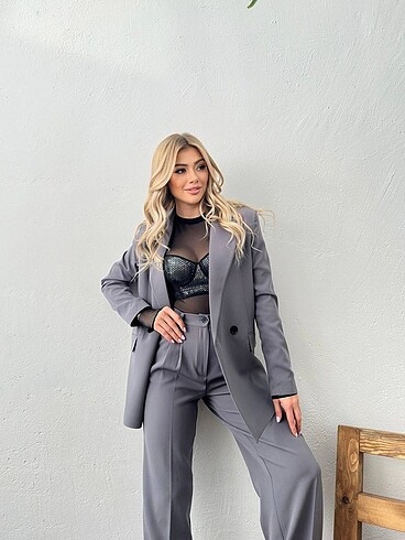 Diğer ASTARLI VATKALI BLAZER CEKET