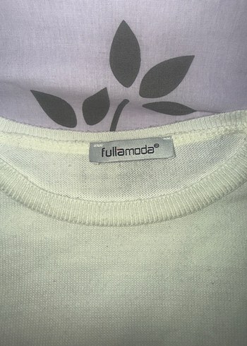 Beyaz Triko Kadın Bluz - Görsel 4