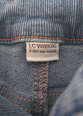 10 Yaş Beden Erkek Çocuk Mavi Denim Pantolon